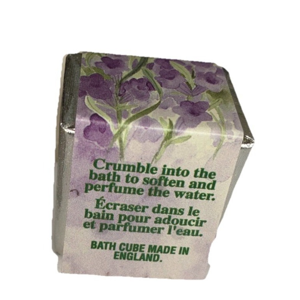 Delgar Aromatherapy English Bath Cubes Jasmine Lavander Green Tea‎ Open Box Vtg - Picture 7 of 8